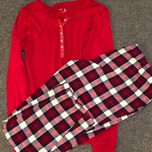 GAP Body Red PJ Set